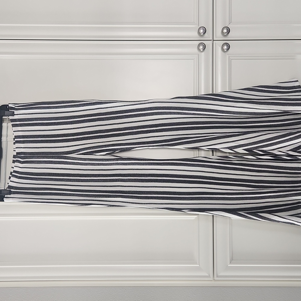NEW BOUTIQUE | Striped Boho Flare Pants M/L - Picture 2 of 5